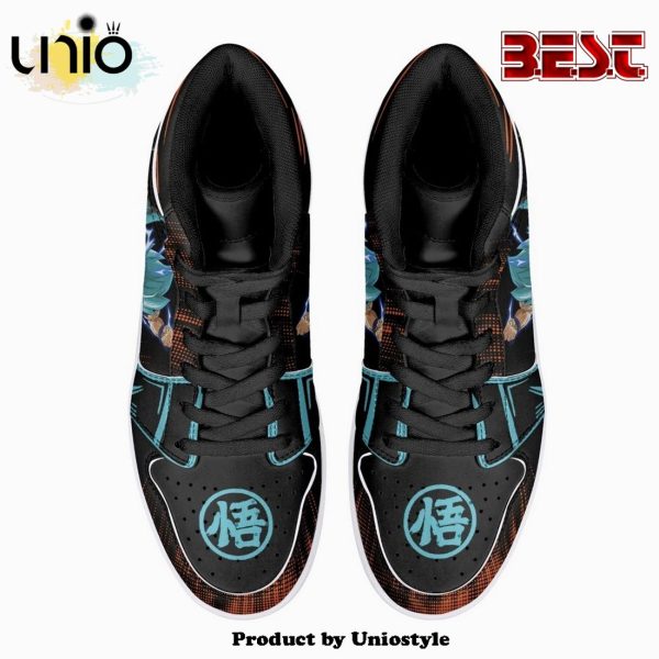 Goku Blue Dragon Ball Super JD1 High Top Shoes