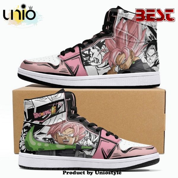 Goku Pink Dragon Ball Super JD1 High Top Shoes