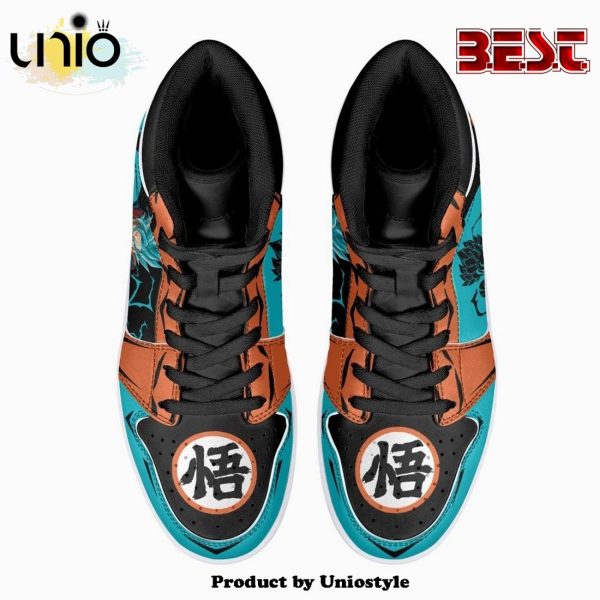 Goku Super Saiyan Blue Dragon Ball JD1 High Top Shoes