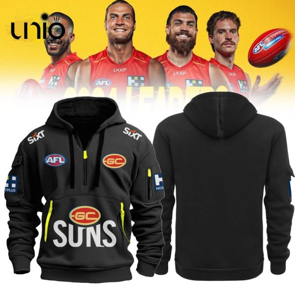 Gold Coast Suns Lions FC New 2024 Black Hoodie 3D