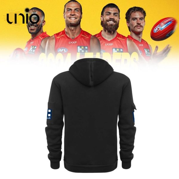 Gold Coast Suns Lions FC New 2024 Black Hoodie 3D