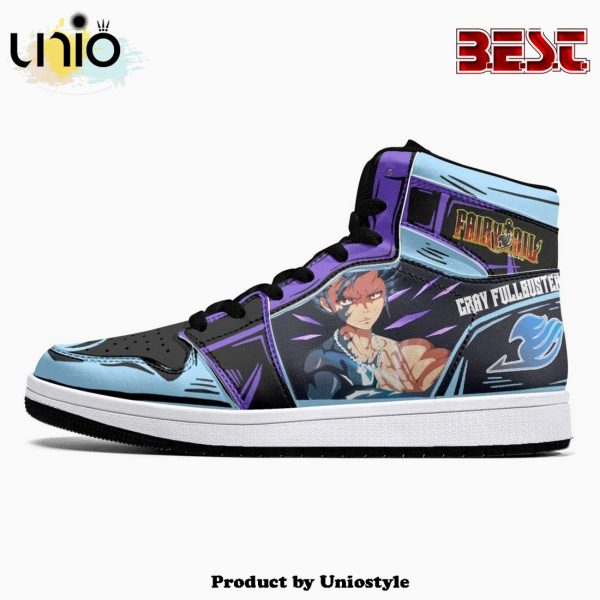 Gray Fullbuster Fairy Tail JD1 High Top Shoes