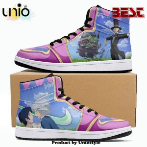 Howl And Sophie Howl’s Moving Castle JD1 High Top Shoes