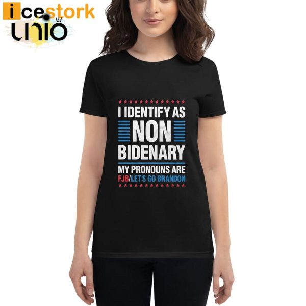 I Identify As Non Bidenary My Pronouns Are PJB Let’s Go Brandon T-Shirt