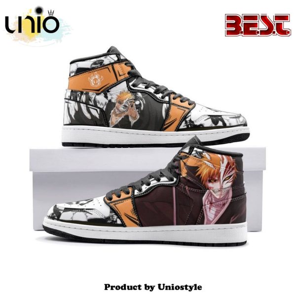 Ichigo Kurosaki Burīchi Air Jordan 1 High Top Shoes Ver 2