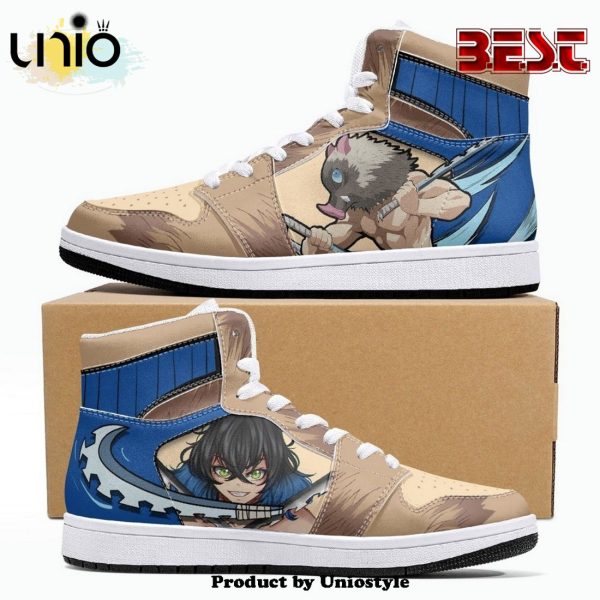 Inosuke Hashibira Demon Slayer V2 JD1 High Top Shoes