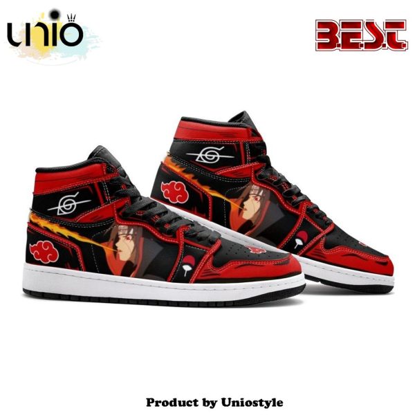 Itachi Clan Fireball Red Cloud Ninja Air Jordan 1 High Top Shoes