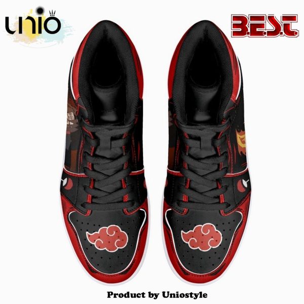 Itachi Clan Fireball Red Cloud Ninja JD1 High Top Shoes