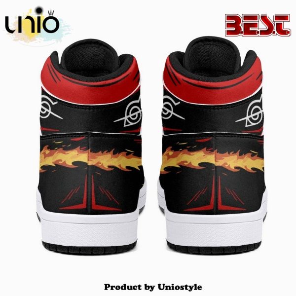 Itachi Clan Fireball Red Cloud Ninja JD1 High Top Shoes