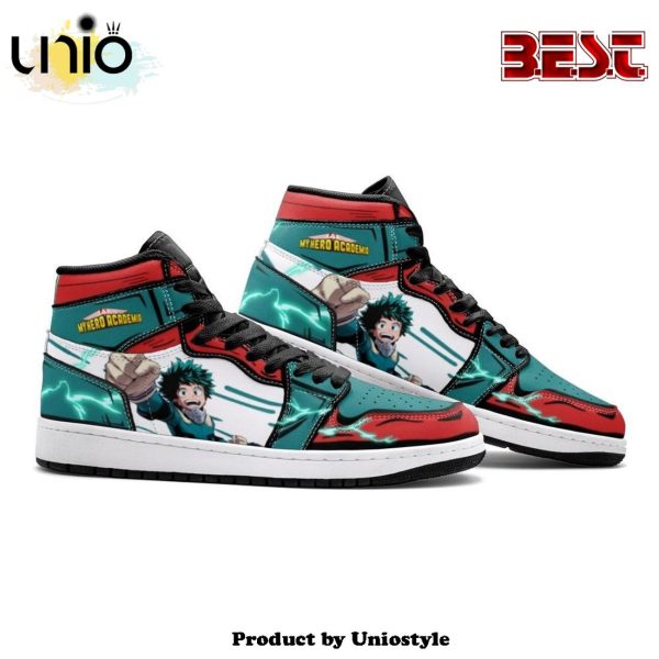 Izuku Midoriya – Deku My Hero Air Jordan 1 High Top Shoes