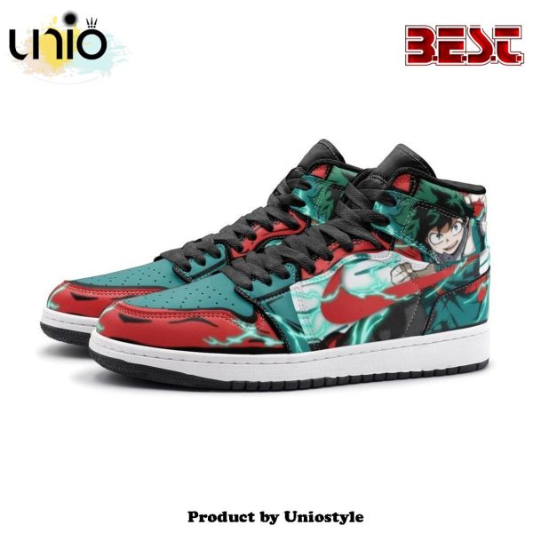 Izuku Midoriya – Deku My Hero Air Jordan 1 High Top Shoes