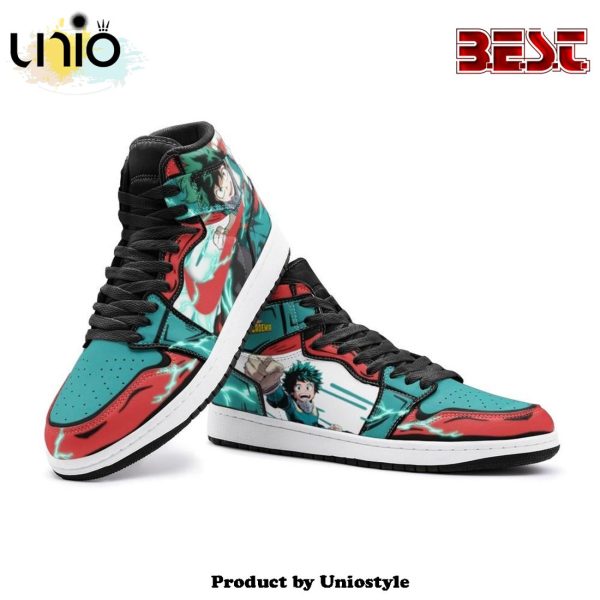 Izuku Midoriya – Deku My Hero Air Jordan 1 High Top Shoes