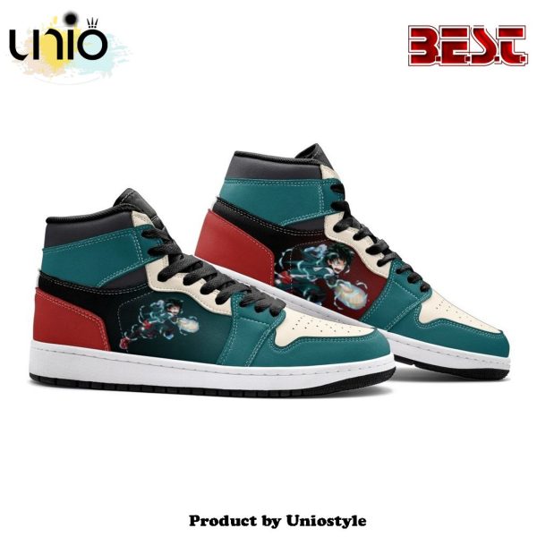 Izuku Midoriya My Hero Air Jordan 1 High Top Shoes