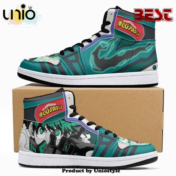 Izuku Midoriya My Hero JD1 High Top Shoes