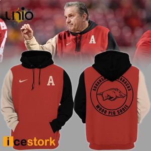 Coach Calipari Razorbacks Basketball Wooo Pig Sooie Hoodie