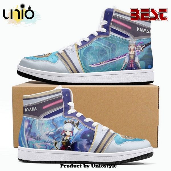 Kamisato Ayaka Genshin Impact JD1 High Top Shoes