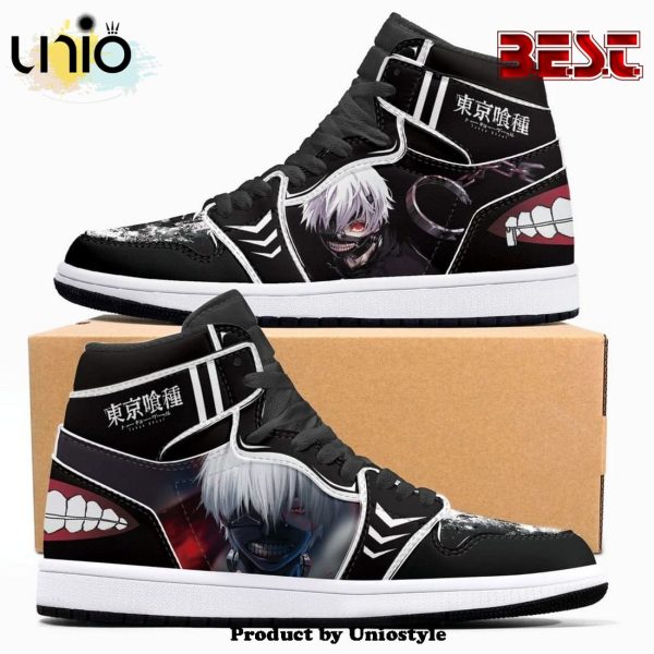 Kaneki Tokyo Ghoul Air Jordan 1 High Top Shoes