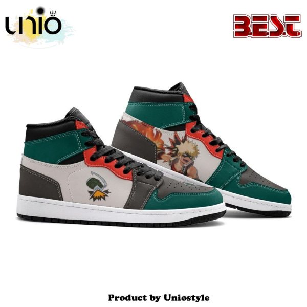 Katsuki Bakugo My Hero Air Jordan 1 High Top Shoes