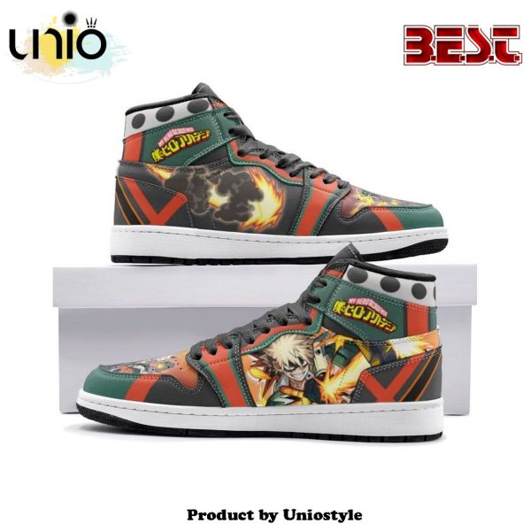 Katsuki Bakugo My Hero Air Jordan 1 High Top Shoes Ver 2