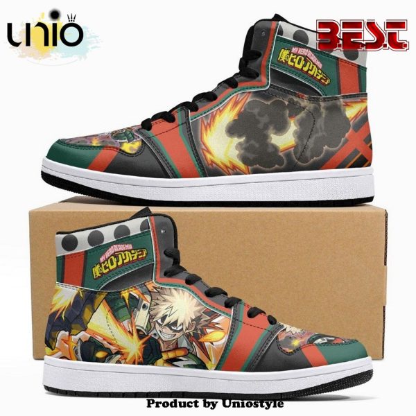 Katsuki Bakugo My Hero JD1 High Top Shoes