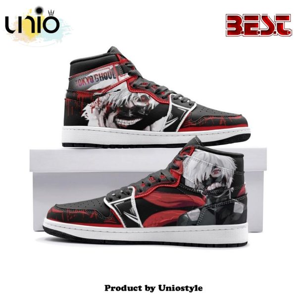 Ken Kaneki Tōkyō Gūru Air Jordan 1 High Top Shoes