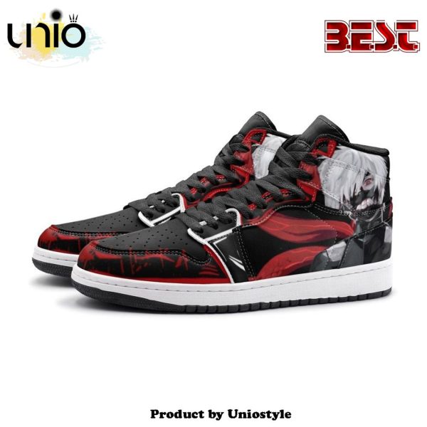 Ken Kaneki Tōkyō Gūru Air Jordan 1 High Top Shoes