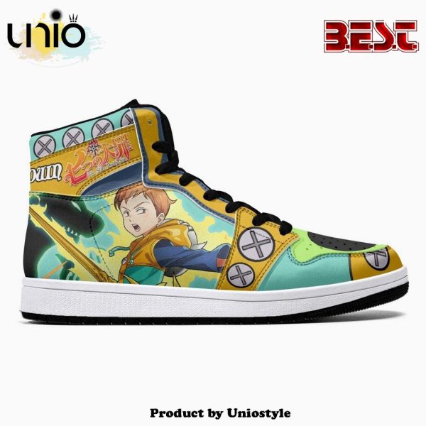 King Seven Deadly Sins JD1 High Top Shoes