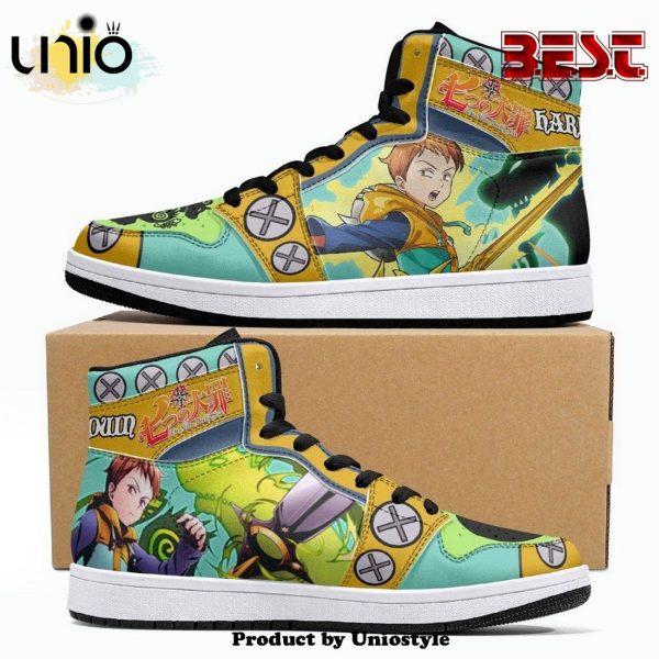 King Seven Deadly Sins JD1 High Top Shoes