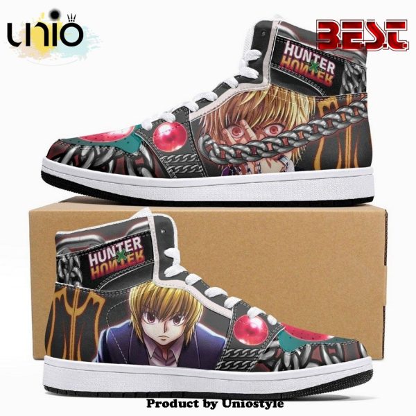 Kurapika Black Suit Hunter JD1 High Top Shoes