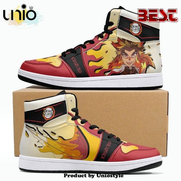 Kyojuro Rengoku Demon Slayer JD1 High Top Shoes