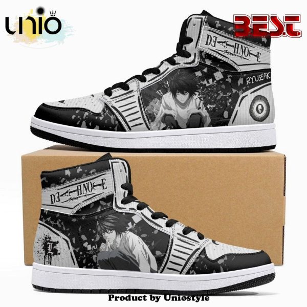 L Lawliet Ryuzaki Desu Nōto JD1 High Top Shoes