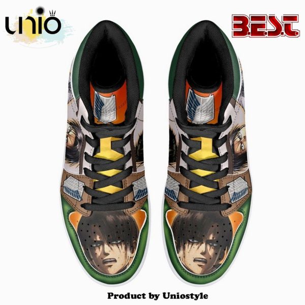 Levi Ackerman Shingeki No Kyojin JD1 High Top Shoes