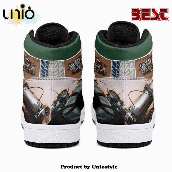 Levi Ackerman Shingeki No Kyojin JD1 High Top Shoes