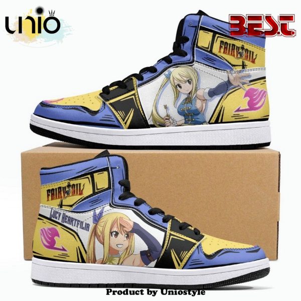 Lucy Heartfilia Fairy Tail JD1 High Top Shoes