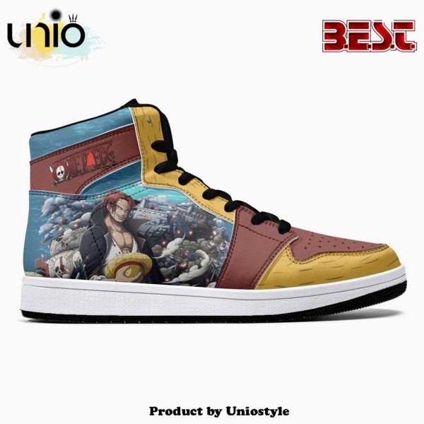 Luffy And Shanks One Piece JD1 High Top Shoes