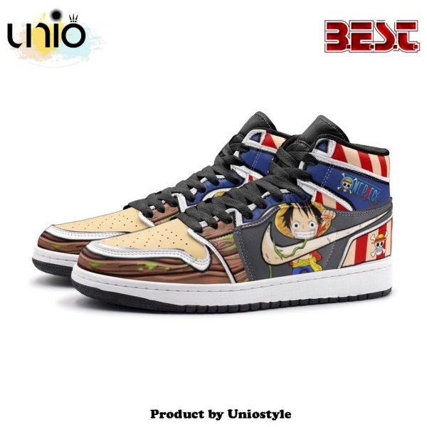 Luffy One Piece Air Jordan 1 High Top Shoes