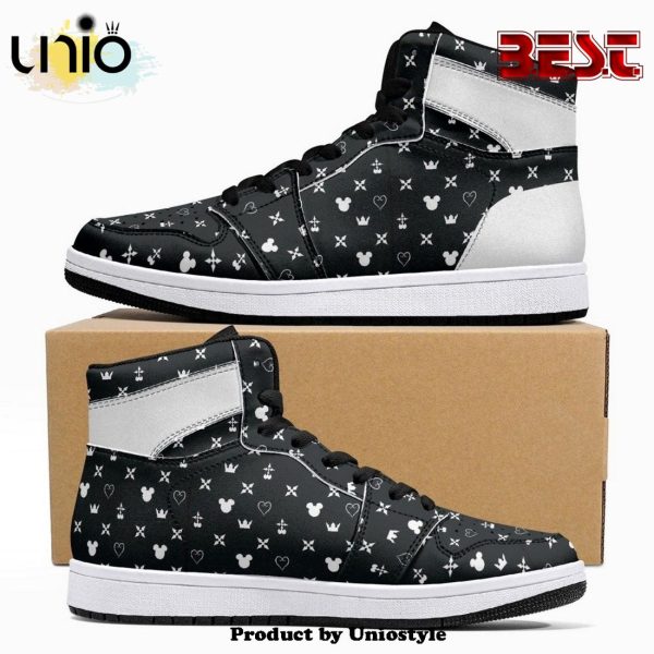 Magical Pattern Kingdom Hearts JD1 High Top Shoes