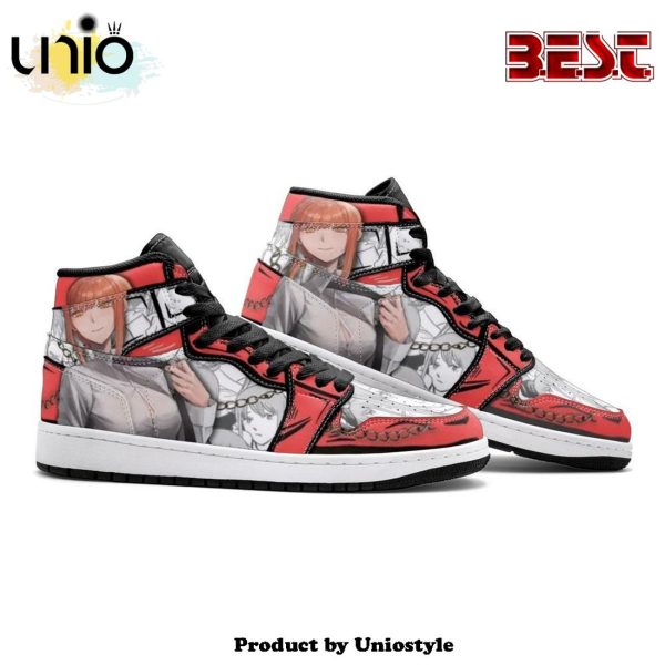 Makima Chainsaw Man Air Jordan 1 High Top Shoes