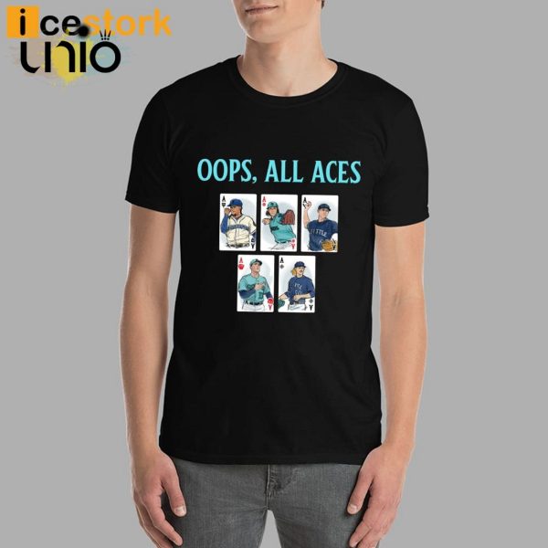 Mariners Oops All Aces T-Shirt