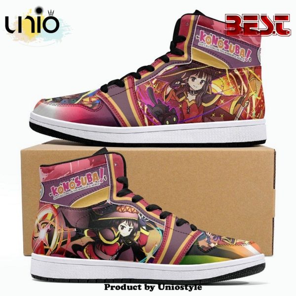 Megumin Explosion Konosuba JD1 High Top Shoes