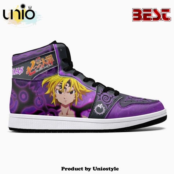 Meliodas Assault Mode Seven Deadly Sins JD1 High Top Shoes