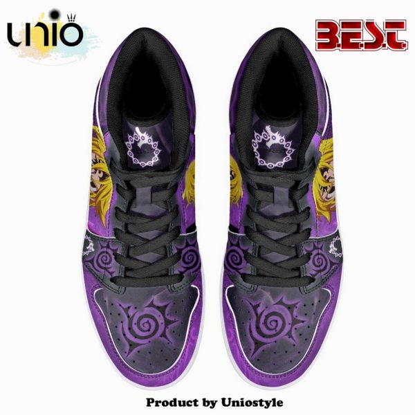 Meliodas Assault Mode Seven Deadly Sins JD1 High Top Shoes