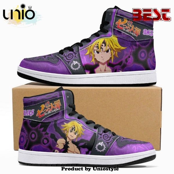 Meliodas Assault Mode Seven Deadly Sins JD1 High Top Shoes