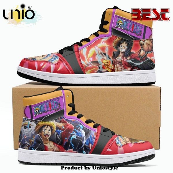 Monkey D. Luffy Armament Haki Ryuo One Piece JD1 High Top Shoes