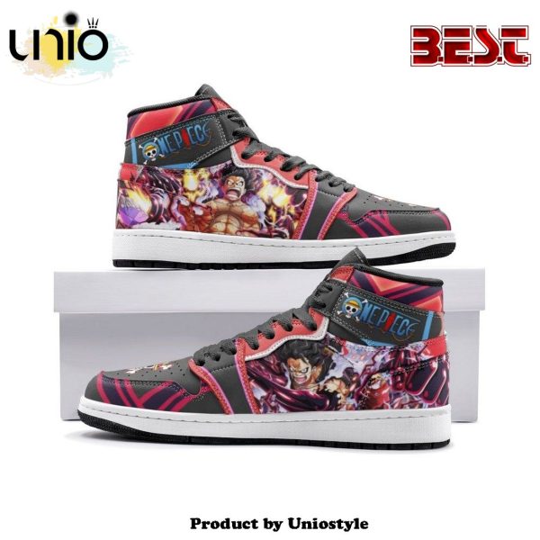 Monkey D. Luffy Gear 4th Snake Man One Piece Air Jordan 1 High Top Shoes