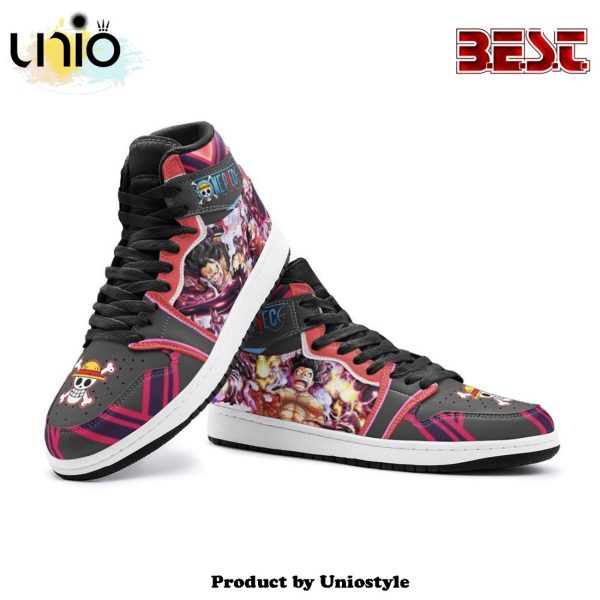 Monkey D. Luffy Gear 4th Snake Man One Piece Air Jordan 1 High Top Shoes