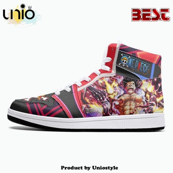 Monkey D. Luffy Gear 4th Snake Man One Piece JD1 High Top Shoes