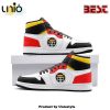 Power Rangers Yellow Air Jordan 1 High Top Shoes