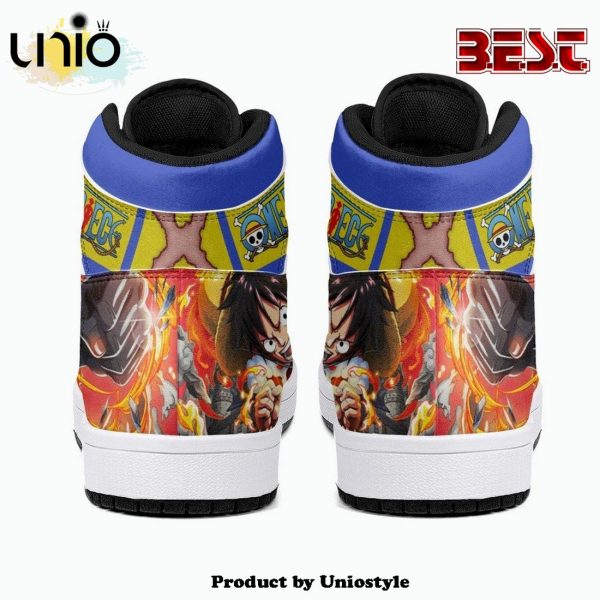 Monkey D. Luffy Red Hawk One Piece JD1 High Top Shoes