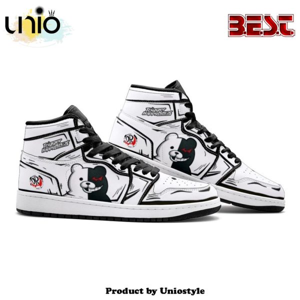 Monokuma Danganronpa Air Jordan 1 High Top Shoes